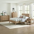 thumbnail image 4 of Alaterre Furniture 2-Drawer Pine Wood Nightstand, Light Driftwood Finish Perfect for Modern Rustic Bedroom, 4 of 11