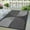 Black, variant on 6' x 9'Plastic Straw Outdoor Rug, Durable Reversible Camping Carpet for Deck, Garden, Patio, Picnic, Parties,Gray