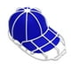 thumbnail image 3 of Jaula de limpieza de sombreros, tapa curva, máquina de secado al aire, Protector de lavado, marco de lavadora de sombreros de plástico PP, blanco, 3 of 12