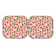 thumbnail image 7 of Daiia Strawberries 2PCS Car Windshield Sun Shade, Foldable Sun Shield for Car Front Window, Auto Sun Blocker Visor Protector Universal for Truck SUV Pickup-Large, 7 of 7