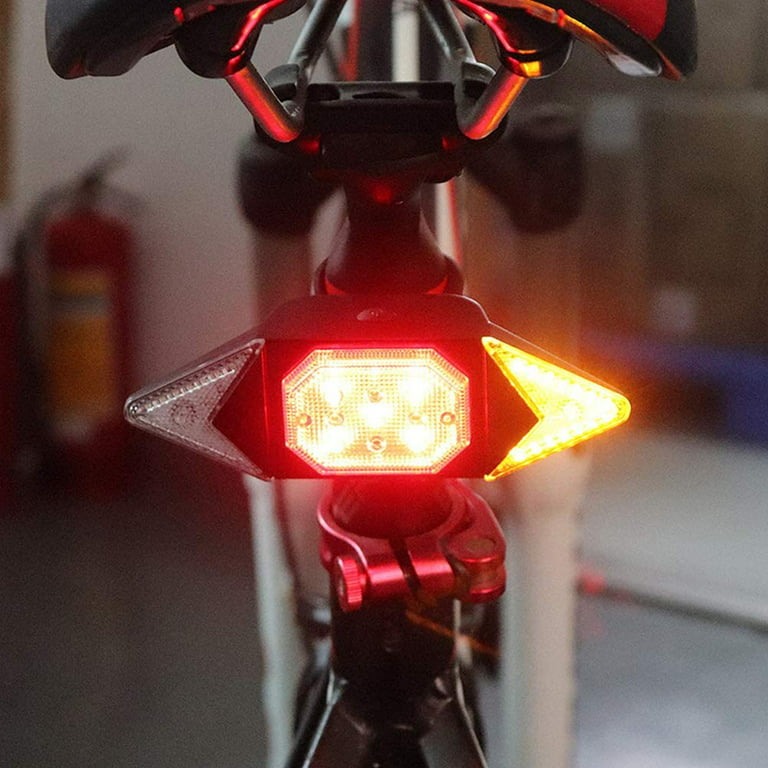 Fahrrad-Blinklicht mit Fernbedienung, kabellos, Rücklicht mit