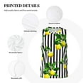thumbnail image 3 of Rocae Lemons on Striped for Men's Basketball Jersey Lightweight and Breathable Athletic Tank Top,Quick-Drying Sports Jersey Medium, 3 of 9