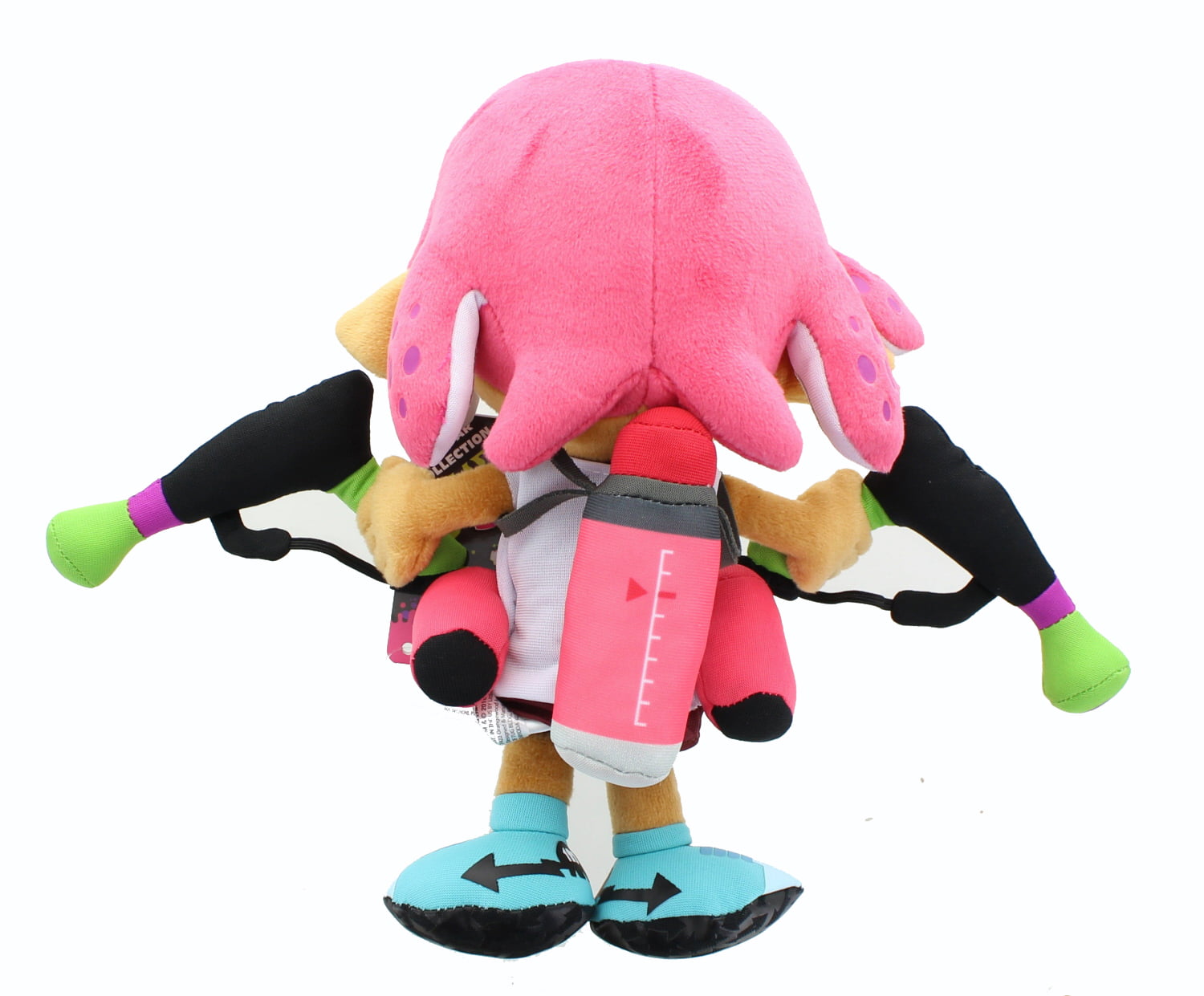 Neon Pink 1x Sanei Splatoon 2 All Star Inkling Girl SP26 Stuffed Plush Doll