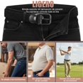thumbnail image 4 of 3 Pzs Cinturón Elástico Trenzado Hombre y Mujer, 120cm Cinturón de Tela Extensible sin Agujeros, Hebilla Metálica, Accesorios de Moda Casual para Golf, Trabajo o Diario, 4 of 10