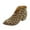 Brown, variant on Puntoco Winter Warm Boots Clearanc Women Mid Heel Shoes Winter Warm Leopard Side Zipper Pointed Toe Casual Solid Color Red 9.5(43)