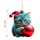 thumbnail image 2 of 2 Colgantes Navideños de Gatos, Acrílicos 2D, para Árbol de Navidad, Divertidos Adornos Navideños de Gatos, Colgantes Navideños, Joyas para Árbol de Navidad., 2 of 3