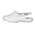 thumbnail image 3 of 24 HOUR COMFORT Milena Women's Wide Width Leather Slingback Clogs WHITE 5, 3 of 6