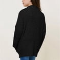 thumbnail image 4 of Back To School Clothes Girls Open Front Shrug Cardigan Kids Children Knit Long Sleeve Bolero with Button Closure, 4 of 7