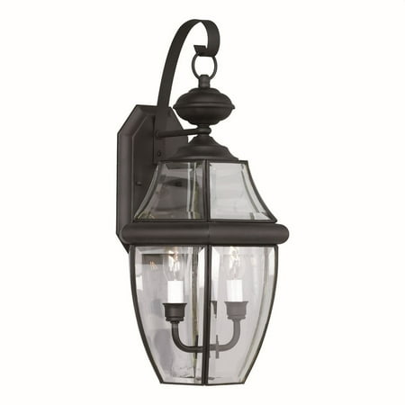 Forte Lighting 1301-02 Outdoor Wall Sconce From The Exterior Lighting Collection - Black