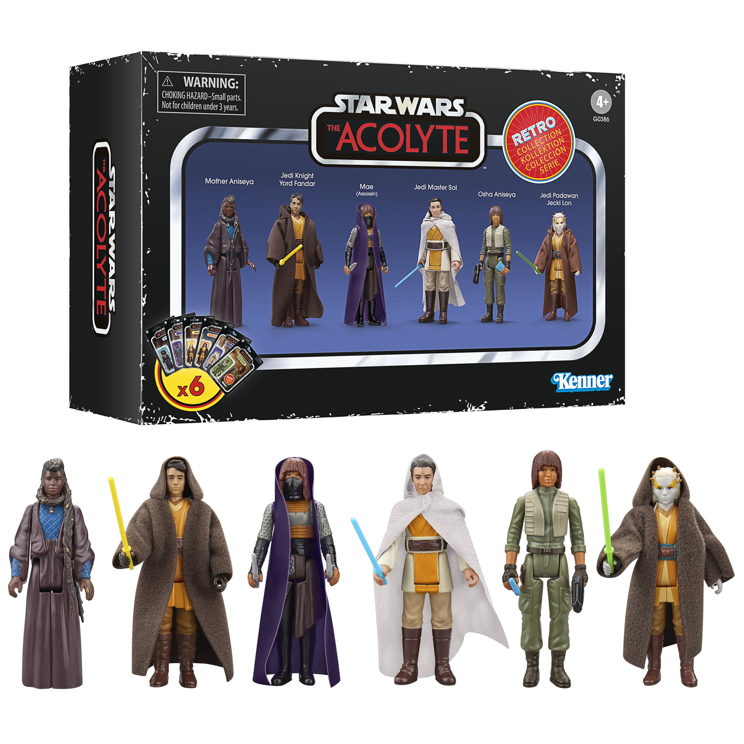Star Wars Retro Collection Star Wars: The Acolyte Action Figure Multipack (3.75”)