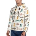 thumbnail image 2 of Hoodies for Men - Cute Spotted Dog colorful Long Sleeve Comfrt Men'S Fashion Hoodies & Sweatshirts, Sweatshirts for Men Hoodies Pullover Clothing Clothes with Pouch, 2 of 7
