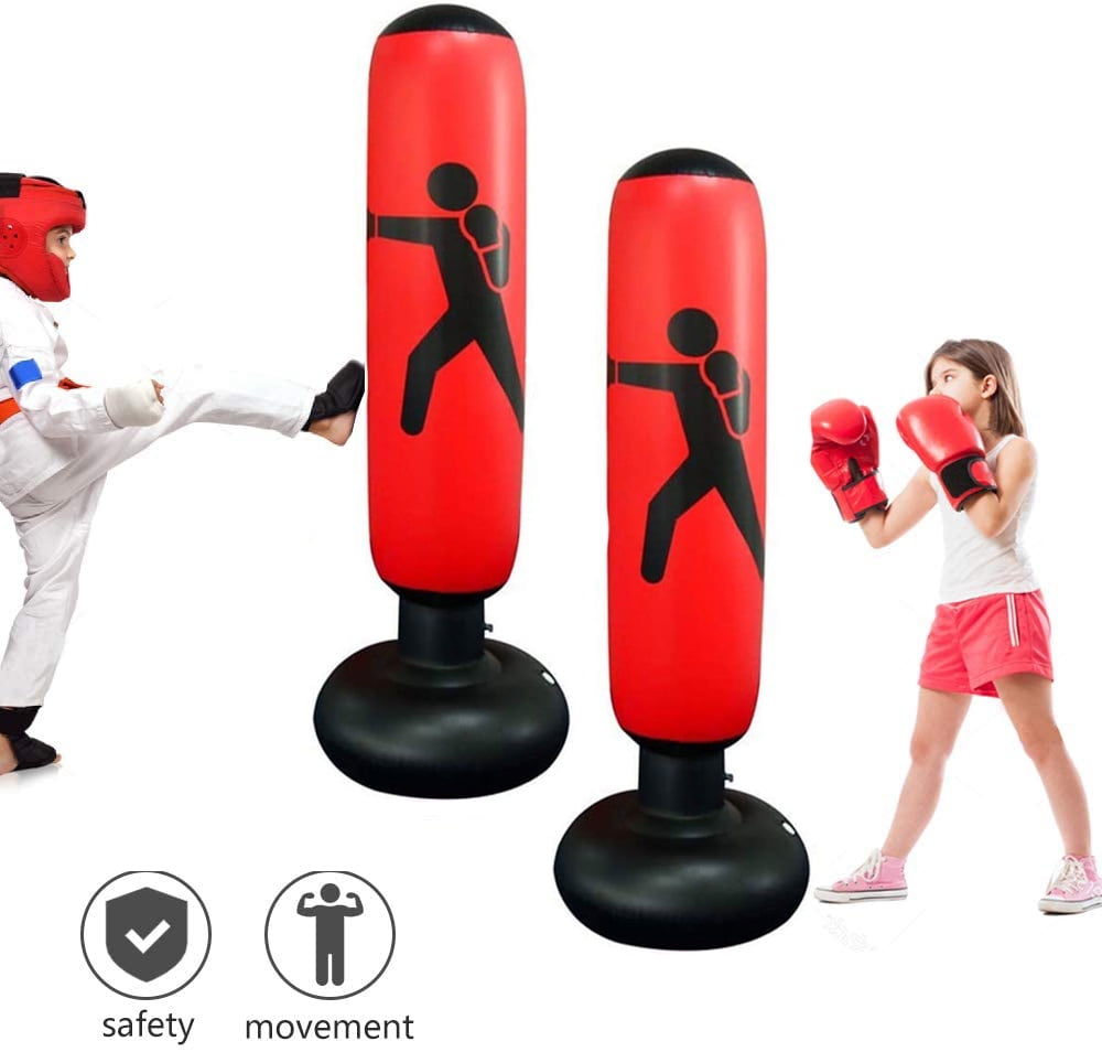 Inflatable Free Standing Punching Bag, Heavy Training Bag