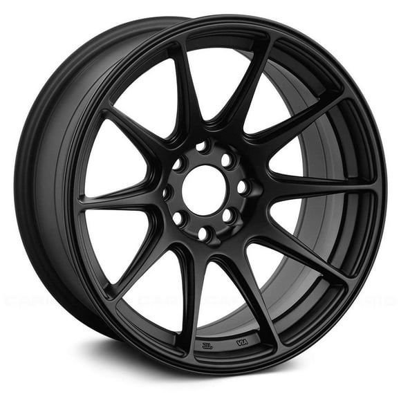XXR 527 Flat Black Wheel with Aluminum (18 x 8.75 inches /5 x 100 mm, 35 mm Offset)
