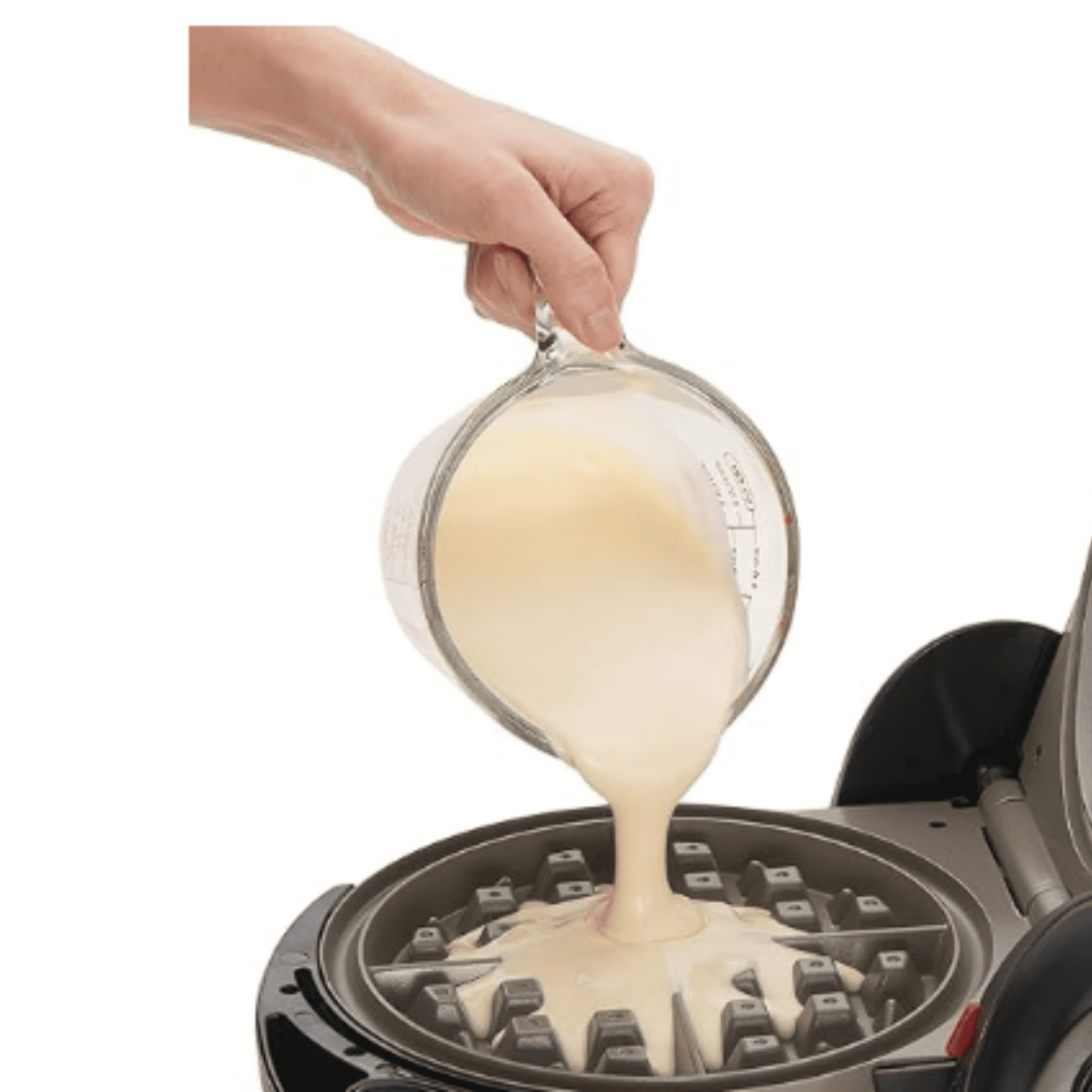 Ceramic  Belgian Waffle Maker, Nonstick, Cool Touch Handles, Black