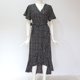 thumbnail image 5 of Vestido de gasa con cuello en V y estampado de lunares para mujer, 5 of 6