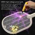 thumbnail image 3 of Raqueta De Mosquitos Y Lámpara 2 En 1 Matamoscas Eléctrico Para Matar Mosquitos Para El Hogar Vogacara HA025220-01, 3 of 7
