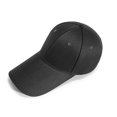 thumbnail image 2 of FREEBIRD99 Unisex Structured Long Bill 4 1/3 Inch - 11 cm Adjustable Cotton Long Brim Baseball Cap - black #16012, 2 of 3