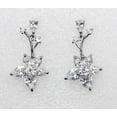 thumbnail image 5 of Faship Gorgeous Clear CZ Crystal Floral Necklace Earrings Set, 5 of 7