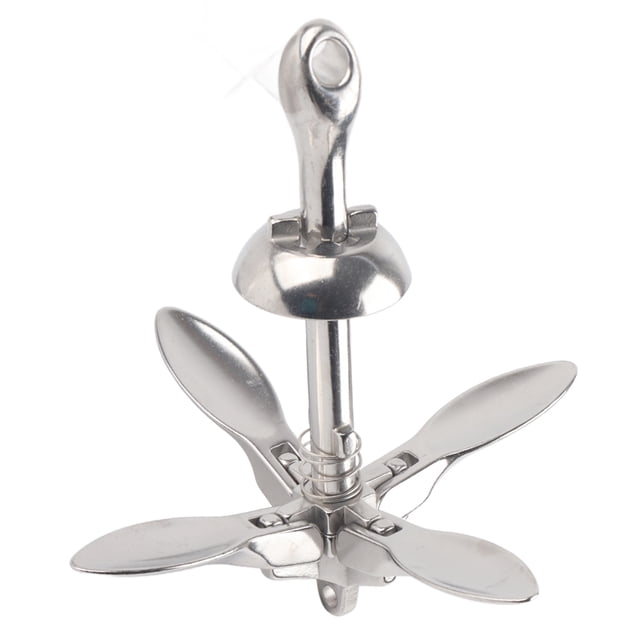 Folding Anchor, Docking Hardware Boat Grapnel For Marine Yacht