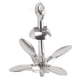 thumbnail image 2 of Atraque plegable ANGGREK del ancla del barco Acero inoxidable 316 Plata 07KG, 2 of 8