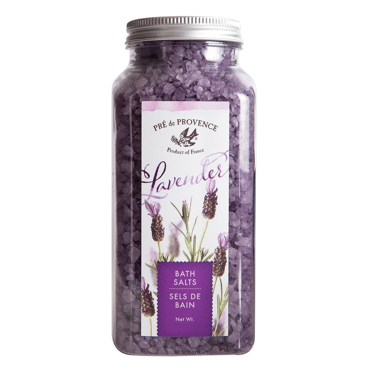 Lavender Bath Salts by Pre de Provence (17.6oz Salt)