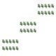 thumbnail image 2 of Bearachild 10 piezas de ramas de sauce falsas hojas de plantas artificiales hojas de interior jardín al aire libre arreglo de boda tipo 1 / verde Type1 NO1, 2 of 6