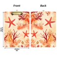 thumbnail image 5 of FORMRS Acrylic Clipboard with Low Profile Clip Standard A4 Letter Size, 12.5" x 9", Red Starfish, 5 of 8