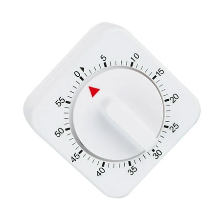 Amosfun White Cooking Mechanical Clock Timer for Kitchen Home Restaurant and Hotel Use