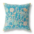 thumbnail image 5 of Amrita Sen Designs  26 x 26 in. Pond Peacock Broadcloth Indoor & Outdoor Zippered Pillow - Multi Color, 5 of 5