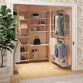 CosmoLiving by Cosmopolitan Gwyneth Closet - 3 Drawers, White Marble ...