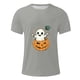 thumbnail image 4 of Blusas y camisas de manga corta y cuello redondo para hombre. Blusas/camisetas de manga corta con cuello redondo y estampado de Halloween para hombre. Blusa para hombre., 4 of 5