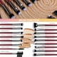 thumbnail image 2 of Set de brochas de maquillaje BS-MALL, 18 unidades, con 5 esponjas y bolsa, 2 of 6