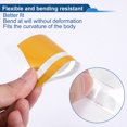 thumbnail image 4 of 6 Pcs Wheel Rim Stickers Square Car Wheel Rim Tapes Decoration Stickers for 14"-22" Rim Yellow PET, 4 of 6