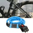 thumbnail image 1 of Bicycle Code Lock, Anti-theft 5-Digit Code Combination Lock Bike 5-Digit Code Combination Lock  for Landscape Equipment for Outdoor Grills Blue,White, 1 of 7