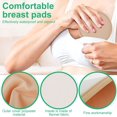 thumbnail image 3 of 2 Pcs Castor Oil Breast Pack -Reusable Organic Castor Oil Compress Pads Less Mess for Fibrocystic Breasts, Khaki, 3 of 8