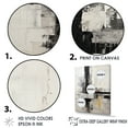 thumbnail image 3 of Designart "Beige And Black Road Abstract" Abstract Collages Floater Framed Wall Art Prints, 3 of 5