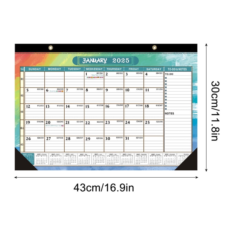 calendar-2024-2025-wall-calendar-from-july-2024-dec-2025-countdown-design-calendar-2024-2025-calendar-planner-with-julian-dates-and-block-for-new-year-and-christmas-gifts-walmart-com