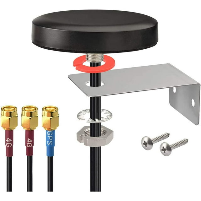 Support Mural Fixe pour GPS Cellulaire 4G LTE MIMO pour Antenne 4G LTE GPS Cradlepoint IBR900 IBR1700 Sierra Wireless Airlink MG90 MP70 GX450 RV50 RV50X Routeur Mobile Industriel