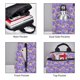 thumbnail image 3 of Balery Pugs and Flowers Mochila Ligera para Hombres y Mujeres – Resistente y Impermeable, Ideal para la Escuela, el Trabajo, los Viajes y el Uso Diario, 3 of 7