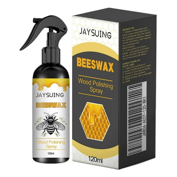 Beeswax Wood Polish Spray, Natural Beeswax Spary Wood Furniture Polish, Bee Wax Care Wooden Floor Scratch Repair Liquid