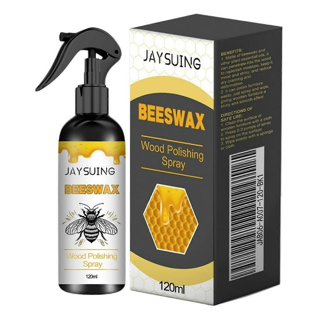 Beeswax Wood Polish Spray, Natural Beeswax Spary Wood Furniture Polish, Bee Wax Care Wooden Floor Scratch Repair Liquid