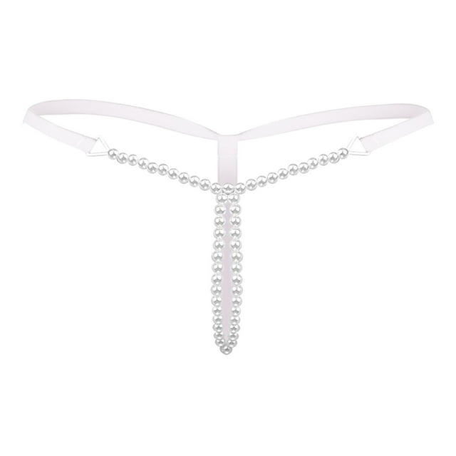 Breezora Delicate Beaded G String Thong Underwear Low Rise Design for Everyday Comfort and Invisible Wear Pink