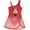 Red, variant on Minnie Mouse Girls Swimsuit Set, One Piece Shoulder Bow Minnie Bathing Suit and Polka Dot Coverup Skirt, Swimwear for Kids (Size 2T-6X)