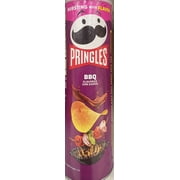 Pringles BBQ Flavored Potato Chips Crisps 5.5 oz Can NEW SEALED FREE SHIPPING