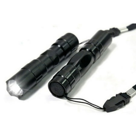Weefy 1pcs 3W LED Super Bright Flashlight Pen Light Small Torch Lamp