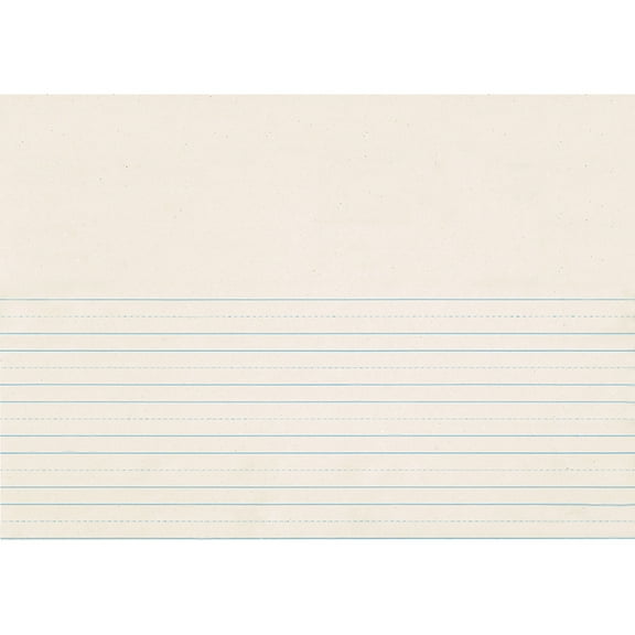 Pacon Newsprint Handwriting Paper, Picture Story, 7/8" x 7/16" x 7/16" Ruled Long, 18" x 12", 500 Sheets