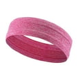 thumbnail image 1 of Guardoinrt Bande Élastique Anti-Transpiration Bande Respirante pour Cheveux Polyester Doux Extensible Bandeau Course Yoga Accessoires Évacuation de l'Humidité Hommes Filles Rose 1 Ensemble, 1 of 6
