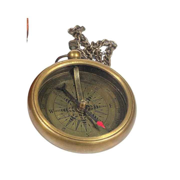 Collectible Vintage Style Compass Antique Royal Navy Brass Compass Nautical Marine Mini Pocket Personalized Compass