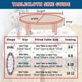thumbnail image 4 of 4th of July Tablecloth Oval 52x70 Inch, Patriotic Fourth of July Tablecloth Oval 4th of July Table Cloth for Party Dinner Decor, 4 of 4