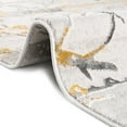 thumbnail image 6 of Unique Loom Finsbury Collection Area Rug - Anne (3' 3" x 5' 3" Rectangle Yellow and Gray/Ivory), 6 of 11